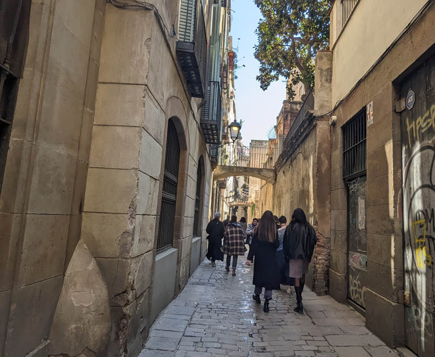 Weaving Networks. Guided tour and journey through Picasso's Barcelona