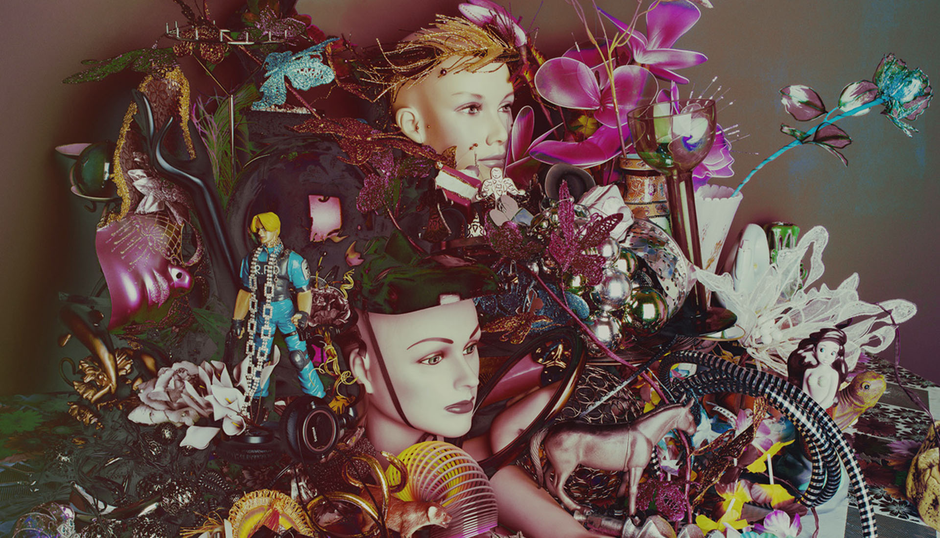 Valérie Belin. "Still Life With Mirror". Sèrie «Still Life», 2014. Tirage pigmentaire. 108 x 144 cm , 2014